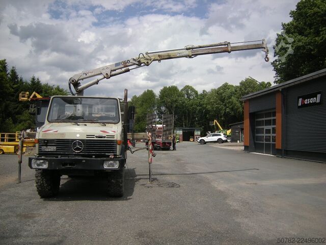 Mobile Cranes Mercedes-Benz Unimog U 1250 / U427/11 mit Kran
