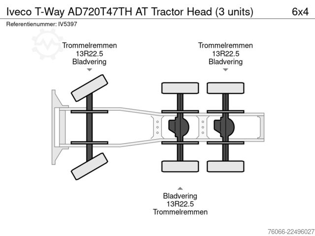 Standard-SZM Iveco T-Way AD720T47TH AT Tractor Head (3 units)