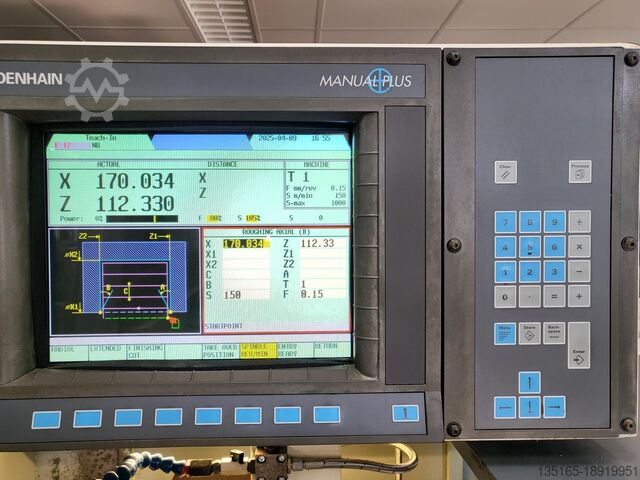 Zyklengesteuerte Drehmaschine MAS Masturn 40 cnc