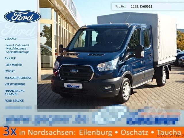 Transporter mit Pritsche & Plane FORD Transit Doka Pritsche L2 Trend 130PS Plane SHZ