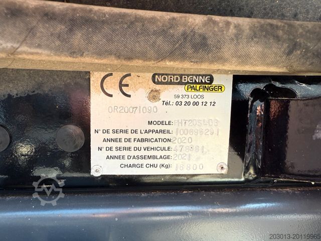 Abrollkipper MERCEDES-BENZ Arocs 3246 8x4 Abrollkipper Kran Palfinger 19001