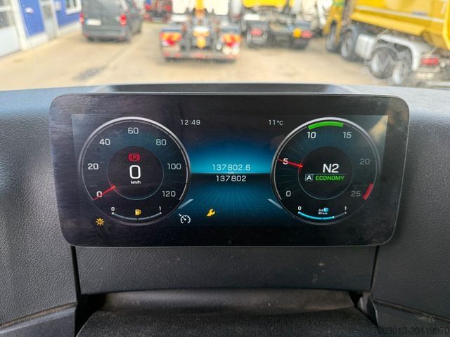 Autokran MERCEDES-BENZ Arocs 3246 8x4 Abrollkipper Kran Palfinger 19001