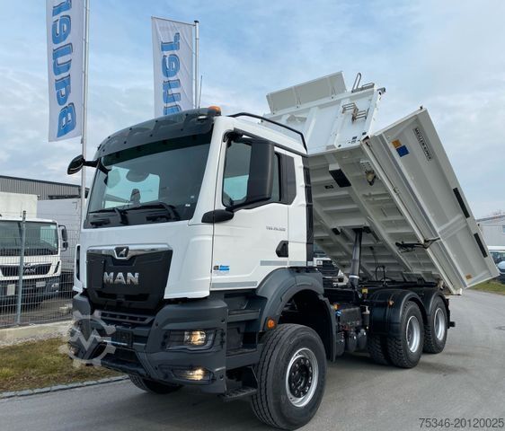 Tipper truck MAN TGS/26.520/6x4 BL/Bordmatik/Retarder/90to/35 tkm