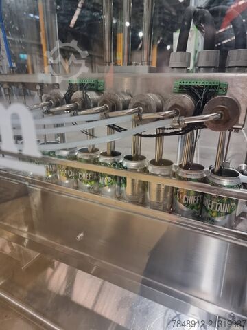 Dosenfüllmaschine Cask Brewing System 6 Head Can Filler, C02 and Seamer