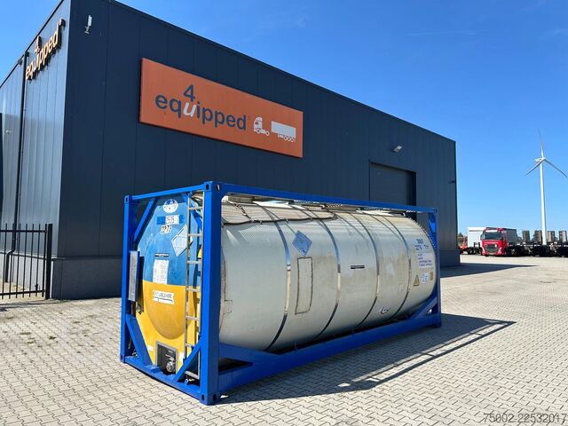 Tank container CIMC 20FT ISO 25.040L / UN PORTABLE  T11 / 2.5Y + CS...