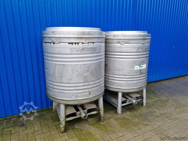 Edelstahl Transportbehälter / Lagerbehäl