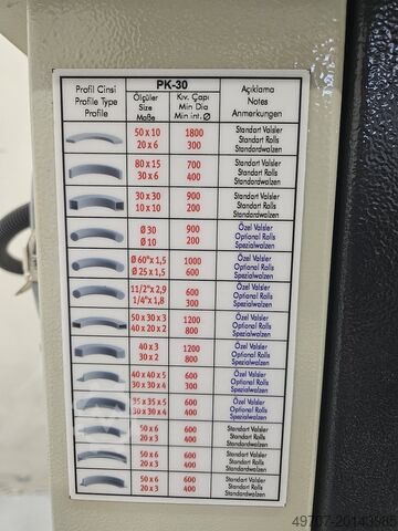 Profile bending machine FSSD PK 30
