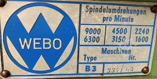 Bench drill machine WEBO BT 3