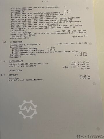 Koordinatenbohrwerk CNC-Bohrwerk SIP MP 600