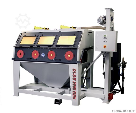 Strahlkabinen Rücksaugung & Filtersystem MM 2010 Druckstrahlkabine Integrierter Patronenfilter