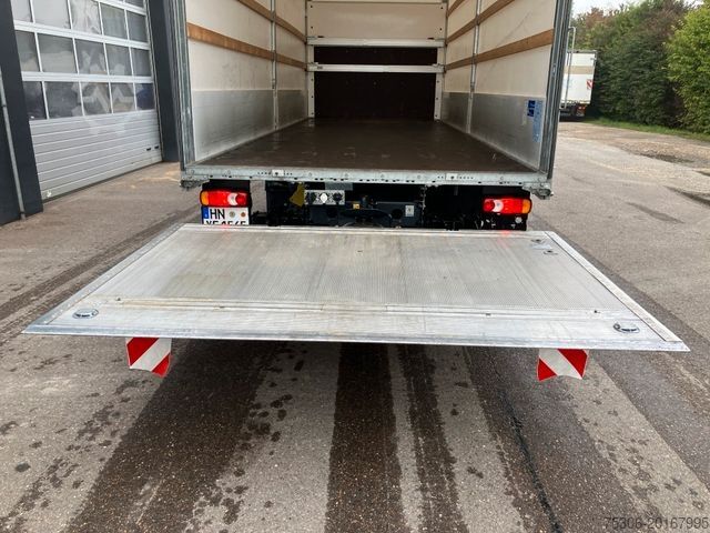 Flatbed truck with tarp DAF FA LF 260 12t Spier Pritsche Plane LBW