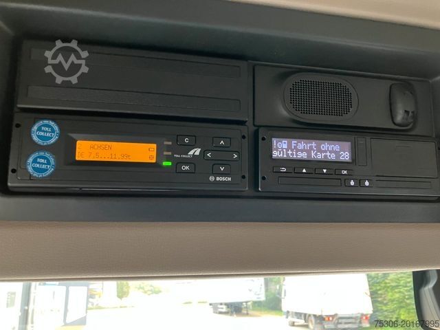 Flatbed truck with tarp DAF FA LF 260 12t Spier Pritsche Plane LBW