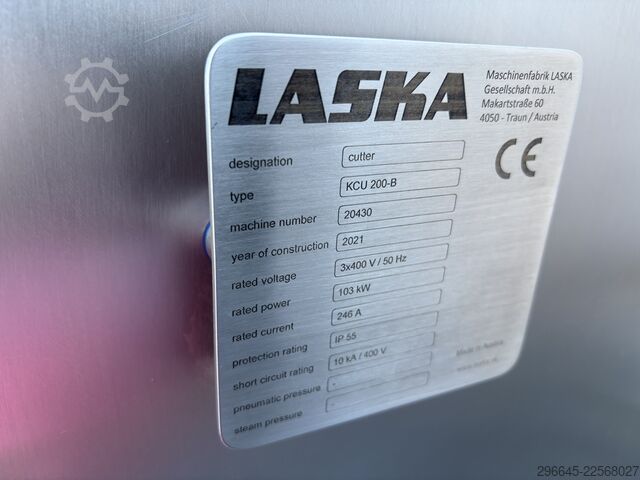 Fleischverarbeitungsmaschine LASKA Bowl Cutter LASKA KCU 200