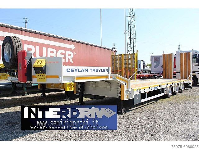 Lowbed construction machinery  carrellone collo doca ceylan rampe nuovo