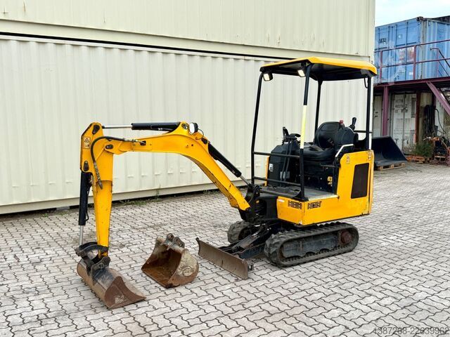 Mini excavator JCB 15C-1 / 789 H / 2 x Löffel