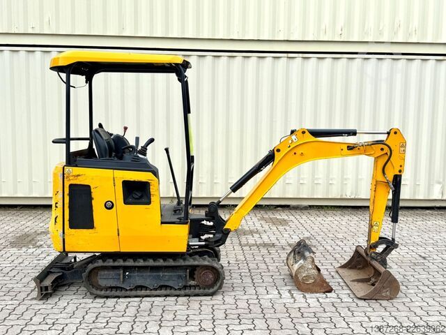 Mini excavator JCB 15C-1 / 789 H / 2 x Löffel