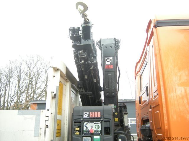 Flatbed truck MERCEDES-BENZ ACTROS 1830, Pritsche mit Kran HIAB X-HIDUO 092B