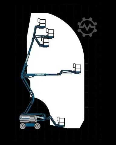 Articulating boom Genie Z45 XC