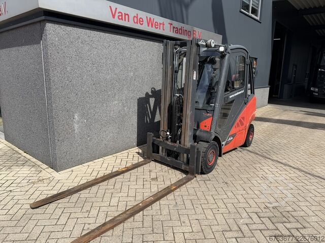 Linde H25D Triplex 470 Free Lift / 3rd / 4th Hydraulic Function VW Diesel 2019 19.00 hours DIESEL LINDE H25D Triplo 470 Freelift / 3e / 4e  VW Diesel 2019 19.00 uur DIESEL