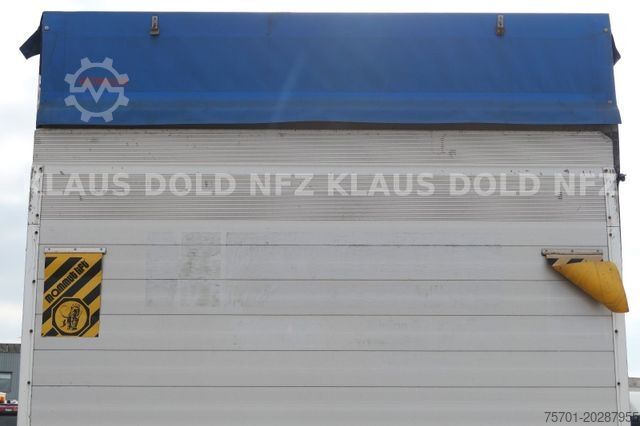 Flatbed truck with tarp MAN TGX 26.400 Lift-/Lenkachse Vollluft LBW Euro 5