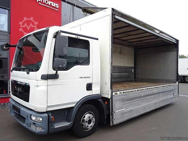 Beverage truck MAN 10.225 TGL*5,2 m Schwenkwand*2 to LBW*b/l*zert.