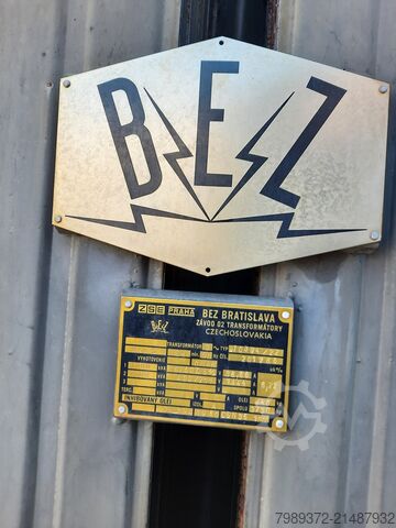 Transformator 100 kVA ZSE PRAHA , BEZ BRATISLAWA typ: aT0394/22