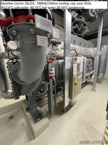 Chiller Carrier , Absorber Absorption Chiller 16LJ 24
