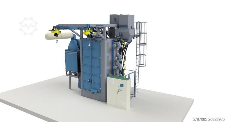 Hook type Blasting Machine 5 turbines Kovo Staněk TZNZ 5