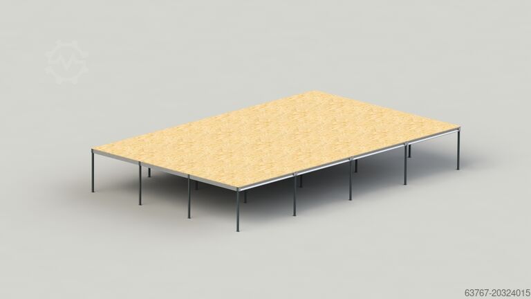 Lagerbühne | Stahlbühne | Mezzanine 360 m², Traglast: 500 kg/m² | 5,0 x 6,0 m | Lichte Höhe: 3,0m