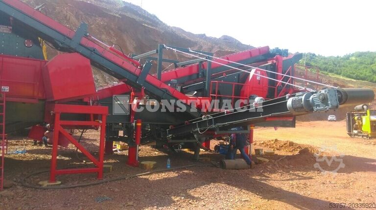 Brechanlage/Mobile Brechanlage Constmach Mobile Crushing Plant Mobile Limestone Crusher Plant 150-200TP