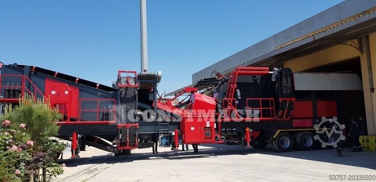 Brechanlage/Mobile Brechanlage Constmach Mobile Crushing Plant Mobile Limestone Crusher Plant 150-200TP