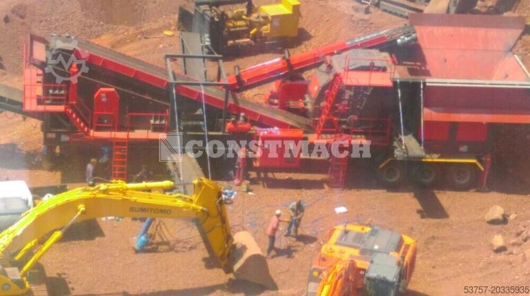 Crushing equipment/mobile crusher plant Constmach Mobile Crusher Plant 300 TPH Mobile Limestone Crushing Plant