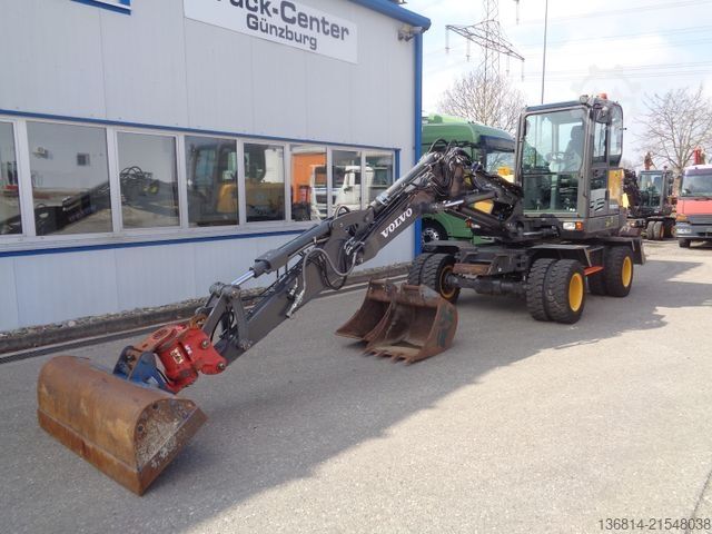Mobilbagger VOLVO EW60E Powertilt + Löffelpaket Klima