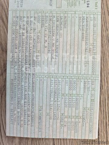 Kühlkoffer-LKW MERCEDES-BENZ Actros 2546 / 6X2 / Carrier FRIGO Cool / German