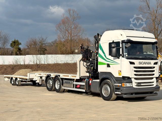 Autokran SCANIA R 440 * HIAB 330 - 5 + FUNK + Anhänger! 6x2