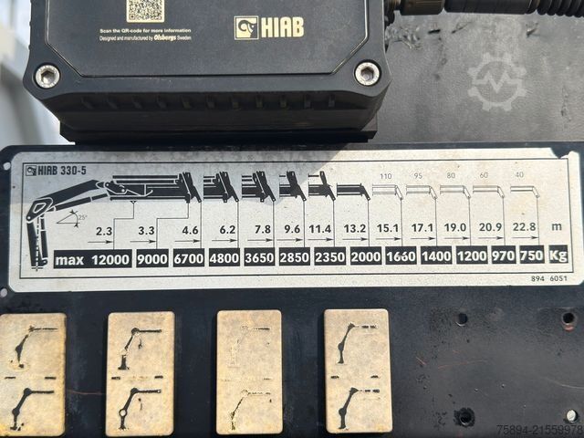 Autokran SCANIA R 440 * HIAB 330 - 5 + FUNK + Anhänger! 6x2