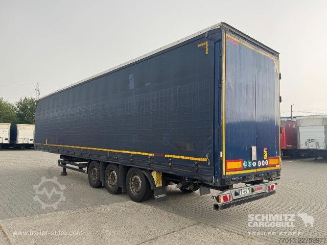 Open semitrailer with tarp Kögel Curtainsider Mega
