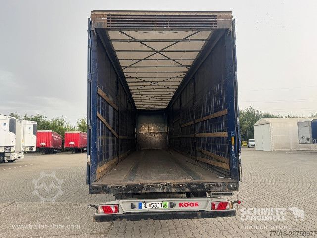 Open semitrailer with tarp Kögel Curtainsider Mega