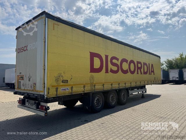 Open semitrailer with tarp Schmitz Cargobull Curtainsider Standard