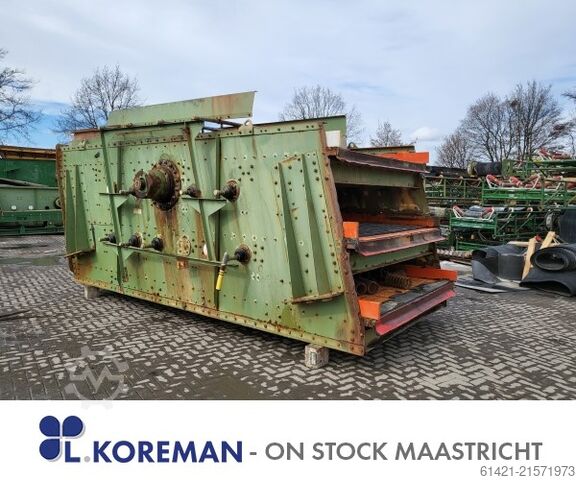 Siebanlage RN Maschinenbau 23/55-3  Screening machine RN Maschinenbau 23/55-3