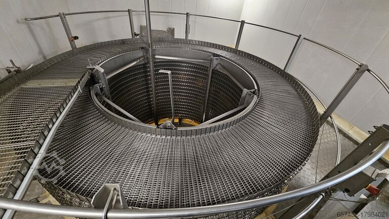 Spiralförmiger Gefriertunnel Frigoscandia GM58-08-24-14 NS CCR