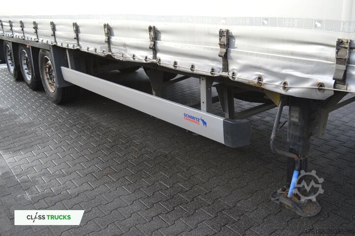 Open semitrailer with tarp SCHMITZ CARGOBULL SCS24/L Varios