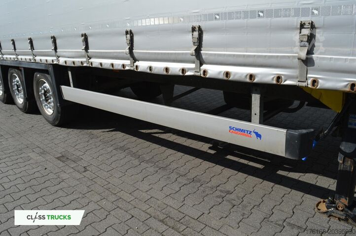 Open semitrailer with tarp SCHMITZ CARGOBULL SCS24/L Varios