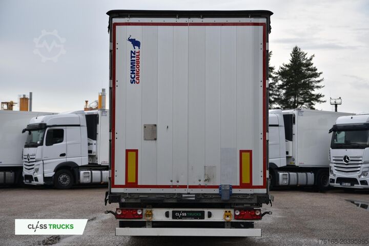 Open semitrailer with tarp SCHMITZ CARGOBULL SCS24/L Varios
