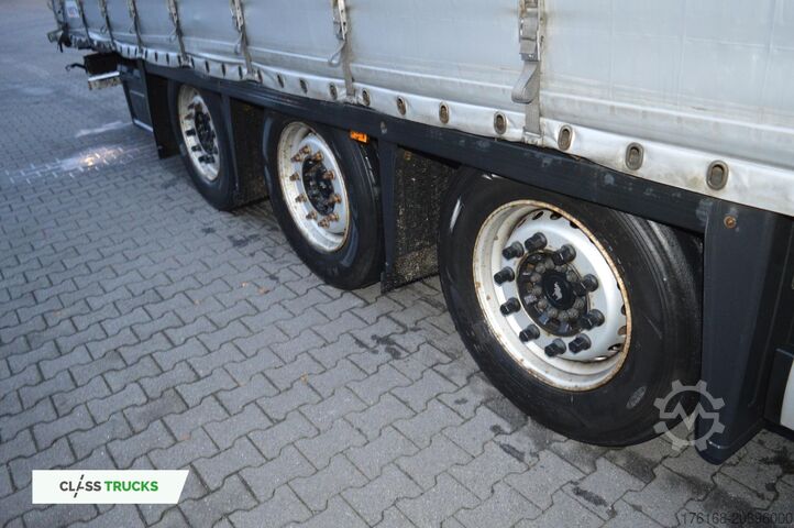 Open semitrailer with tarp SCHMITZ CARGOBULL SCS24/L Varios