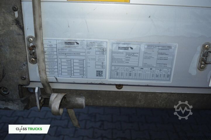 Open semitrailer with tarp SCHMITZ CARGOBULL SCS24/L Varios