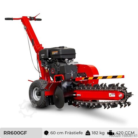 Grabenfräse Drainage Fräse Kanal Leitung SCHORR RR600GF Grabenfräse