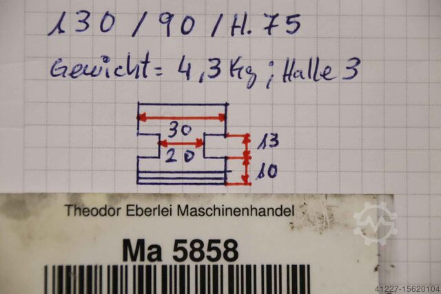 Wechselbacken unbekannt Breite 30 mm