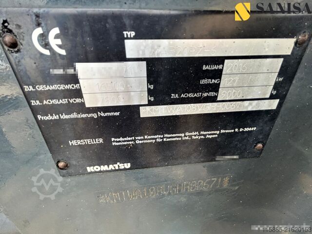 Radlader Komatsu WA 320PZ-6/Schaufel/SW/Motor qualmt