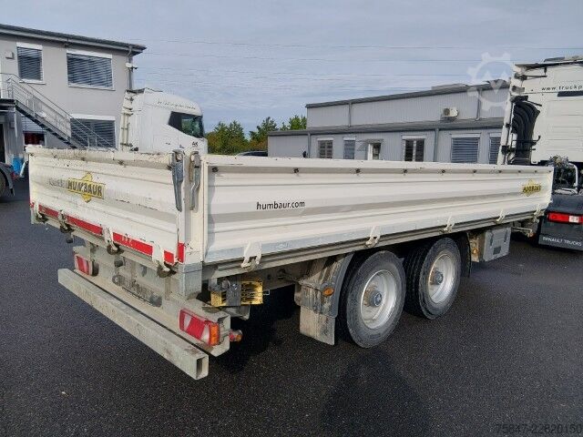 Three-way tipper trailer Humbaur HTK 115024 Dreiseitenkipper Rampen